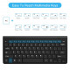 Clavier sans fil fin et Compact Noir 2.4G